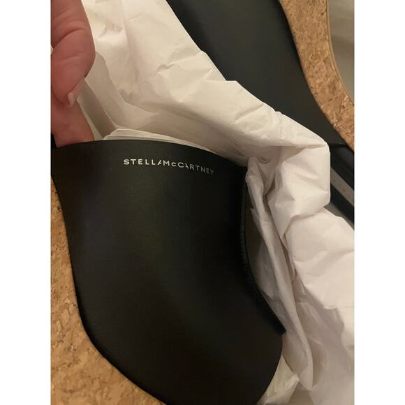 NEW Stella McCartney Skyla Alter Platform Mules, Retail $860, Black, Size 36 (6) - Picture 7 of 9
